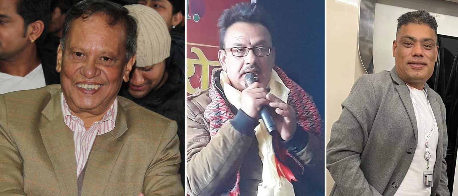 nir shah, rabindra khadka and sushant kumar shrestha